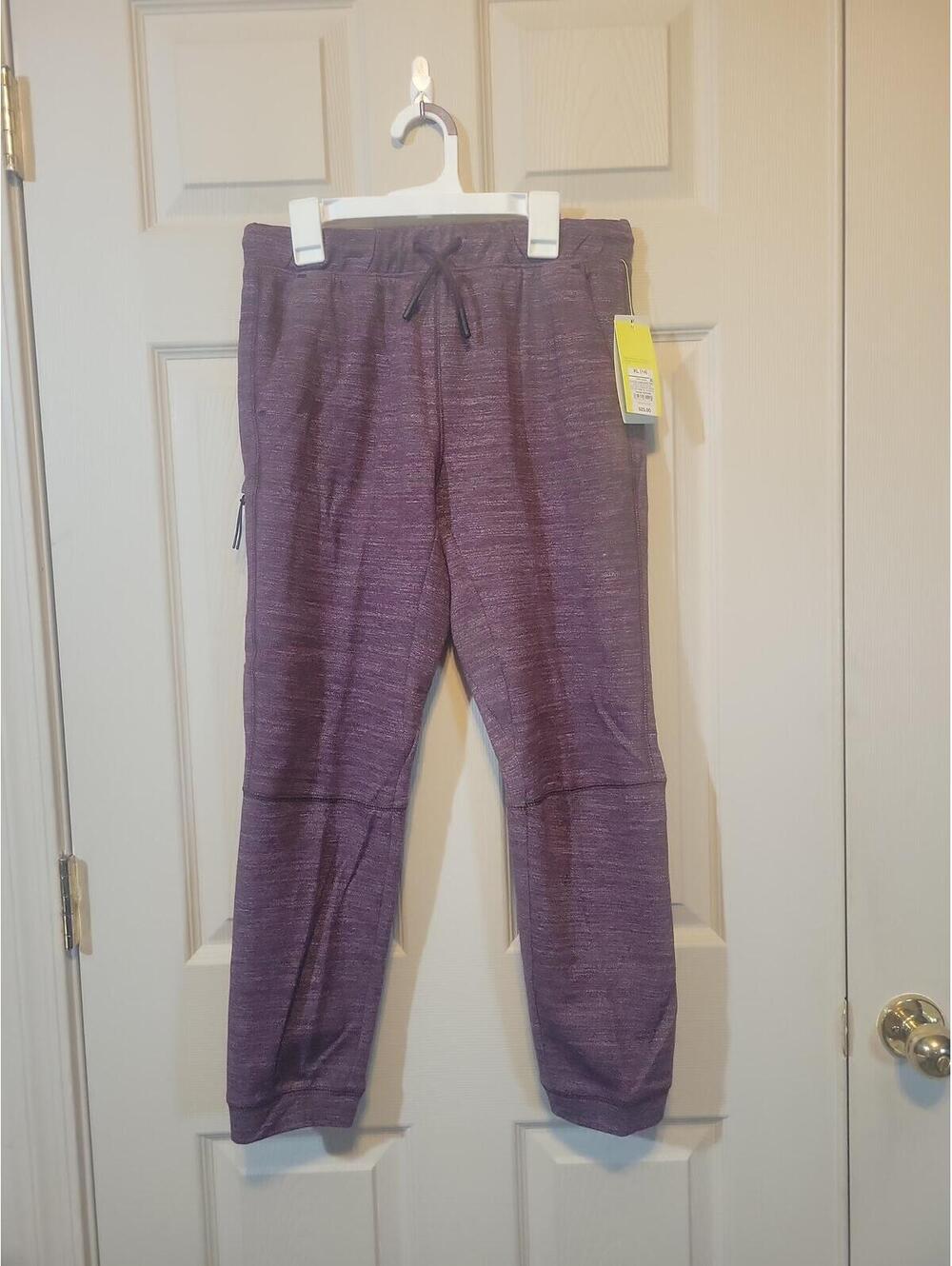 All in motion XL (14) Purple Ponte Jogger Pants